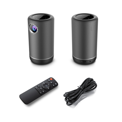 Lumen 1080P RGB LED Pico Mini Portable Home Theatre Projector 150