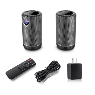 Batteriebetriebener Pico DLP-Taschen-Projektor mit WiFi Bluetooth 150 ANSI-Lumen