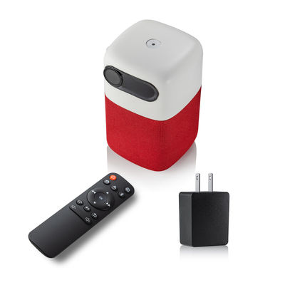 100 ANSI-Lumen Mini Pico Projector WIFI Bluetooth Android 9,0